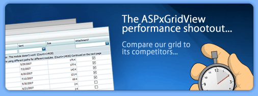ASPxGridView and Editors Suite - Performance Shootout
