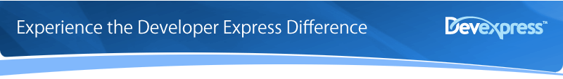 Experience the Developer Express Difference